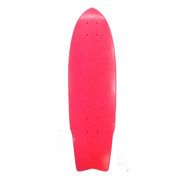 Tabla de monopatín Town Cruiser Fish Tail 8.125" x 28". Color: Rosa