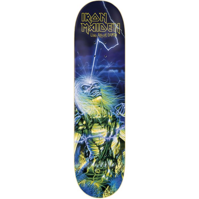 Tabla de monopatín Zero Skateboards x Iron Maiden Life After Death R7. 8.0 x 31.60. (Unidad)