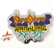 Adhesivo NOS Airbourne Steve Schneer. Foil. 6,25". Adhesivo vintage originall, no es una reedicion.