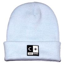 Gorro de lana acrilica. All one Brand Acrylic Beanie Pastel Blue. Color: Azul.