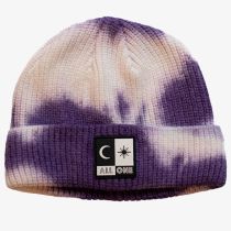 Gorro de lana acrilica. All one Brand Tie Dye Beanie Purple. Color: Morado