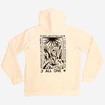Sudadera con capucha All One Brand Ver Las Estrellas Hoodie Rilo Collab. Color: Natural