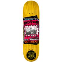 Tabla de monopatín Anti-Hero Brian Anderson Thrasher Collab 9.0" x 33.25". WB: 15.02". (Unidad)