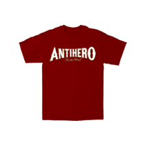 Camiseta Antihero Its The Wood. Color: Rojo Cardenal