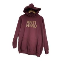 Sudadera con capucha Anti-Hero Red Hero Color: Burgundy 