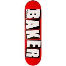 Tabla de monopatín Baker Brand logo Black Red, 8.3875 x 32.0" Espacio entre ejes, 14.25". Color: Rojo