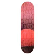 Tabla de monopatín Baker Riley Hawk Pile Red 8.125" x 31.50". 14.25" W.B: