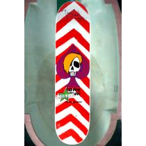 Tabla de monopatín Birdhouse Tony Hawk 2003 Og Series. Mcsqueeb Skull "Colección Stance"