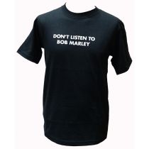 Camiseta Birdhouse Dont Listen to Bob Marley, Negro