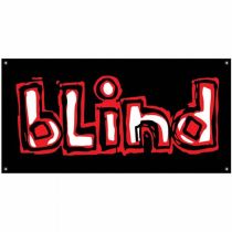 Pancarta Blind OG Logo. 75cm x 150cm. Hecho en rafia. (Unidad)