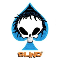 Adhesivo Blind Skateboard OG Reaper Skeleton Sticker 3.25" x 2.25"
