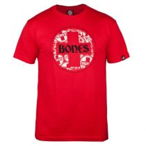 Camiseta de manga corta Bones Bearings Swiss Multi Circle. Color: Rojo