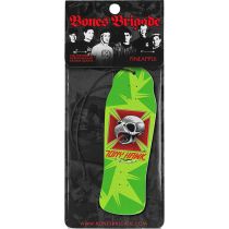 Ambientador Bones Brigade Tony Hawk. Aroma a piña. Color: Verde Lima. (Unidad)
