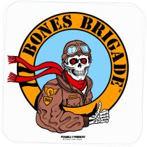 Adhesivo Bones Brigade Powell Peralta Ripper Pilot. 4.625” x 4.625”. (Unidad)