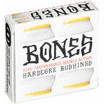Gomas Bones Hardcore Bushings #3 Medias con arandelas, Color, Amarillo/ Blancas 91a (4 Unds)