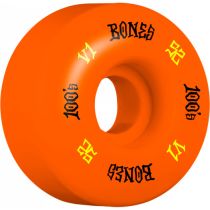 Bones Wheels 100's V1 Standard #4. 52mm. 100a. Orange. (4 Ruedas)