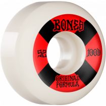 Bones Wheels 100's V5 Sidecut OG Formula #4. 52mm. 100a. White. (4 Ruedas)