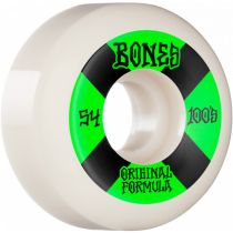 Bones Wheels 100's V5 Sidecut OG Formula #4. 54mm. 100a. White. (4 Ruedas)