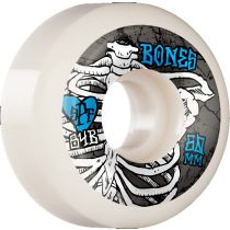 Ruedas de Monopatín Bones Wheels SPF Rapture P5. 60mm x 34mm. 84b. Color: Blanco. (4 Unidades)