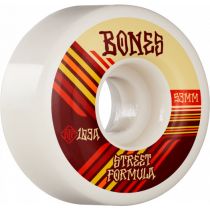 Bones Wheels STF V4 Wide Retros. 53mm. 103a. White. (4 Ruedas)