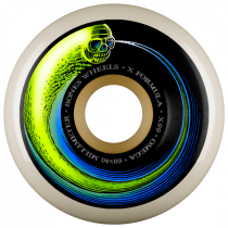 Ruedas de Monopatín Bones Wheels X-Formula 60mm. 99a. White. Color: Blanco (4 Unidades)
