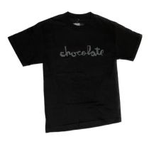 Camiseta de manga corta Chocolate Skateboards Chunk Smoke. Color: Negro/Gris