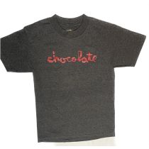 Camiseta de manga corta Chocolate Skateboards Chunk Smoke. Color: Carbon.