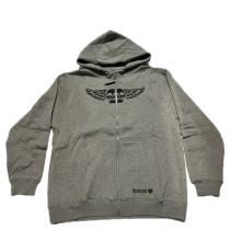 Sudadera con cramallera y capucha C1rca Thomas Athletic Heather. Color: Gris.