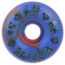 Ruedas DogTown K9 Rallys 56mm 99a Red Blue Reissue. Color: Rojo/Azul.