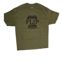 Camiseta de manga corta Flip Briar. Color: Verde oscuro