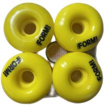 Ruedas de Monopatín Form Wheels Solid 53mm. 103a. Color: Amarillo