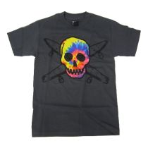 Camiseta Fourstar Latenight Tie Dye. Color: CArbón. (Unidad)