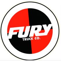 Adhesivo Fury Truck Co. 8.0" x 8.0"