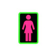 Girl Skateboards Og Classic Logo Sticker 3.25" Pink Black (Unidad)
