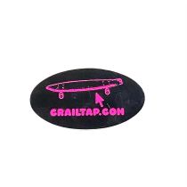 Girl Skateboards Crailtap Sticker 1.5" Black Pink (Unidad)