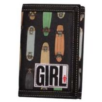 Cartera Girl Planks Tri-Fold Wallet