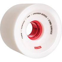 La rueda cónica Cruiser en 70mm x 47mm 78a Color, Blanco/ Rojo es sin duda la forma más popular de rueda cruiser y longboard para paseos suaves. Con unfondo de piedra para la tracción desde el primer empuje, por lo que es idealpara el crucero y carving en