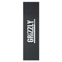Grizzly Griptape Stamp Print White 9" 