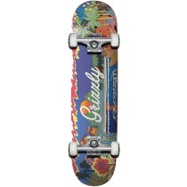 Monopatin completo Grizzly Garden Of Eden. 7.88" x 31.75". WB: 14.0" 
Cóncavo: Medio. Ruedas: 52 mm 100A, Rodamientos: ABEC 7, lija Grizzly con logo troquelado.  (Unidad)