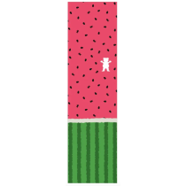 Grizzly Griptape Watermelon. 9.0" x 33.0". (Unidad) 
