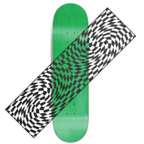 Hardluck Clear Checkers 9" (Unidad)