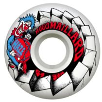 Ruedas Haze Wheels Hugo Maillard One Offs 54mm 99a. Color: Blanco. juego de 4 ruedas.