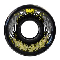 Ruedas Haze Wheels Nightcrawler 60mm. 83a. Color: Negro