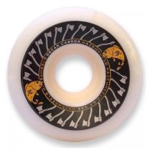 Ruedas Haze Wheels Oscar Candon 10 Years 53mm 99a. Color: Blanco. juego de 4 ruedas.