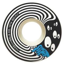 Ruedas Haze Wheels Sneak 52mm 101a. Color: Blanco. 