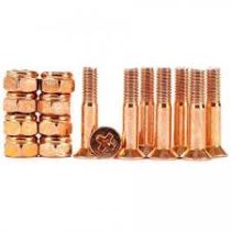 Tornillos Industrial  Anodized  Phillips 1" (Juego 8). Color: Naranja.
