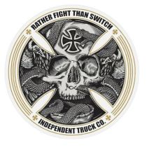 Adhesivo Independent Truck Company Fight Than Switch Skull 5"