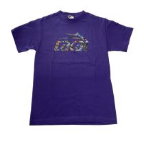 Camiseta de manga corta Lakai Shoe Fill Tee. Color: Morado