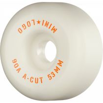 Mini Logo A-Cut 02 53mm. 90a White. (4 Ruedas)