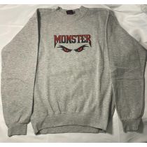 Sudadera Monster Trucks Eyes Crew. Sudadera super suave. Color: Gris. 